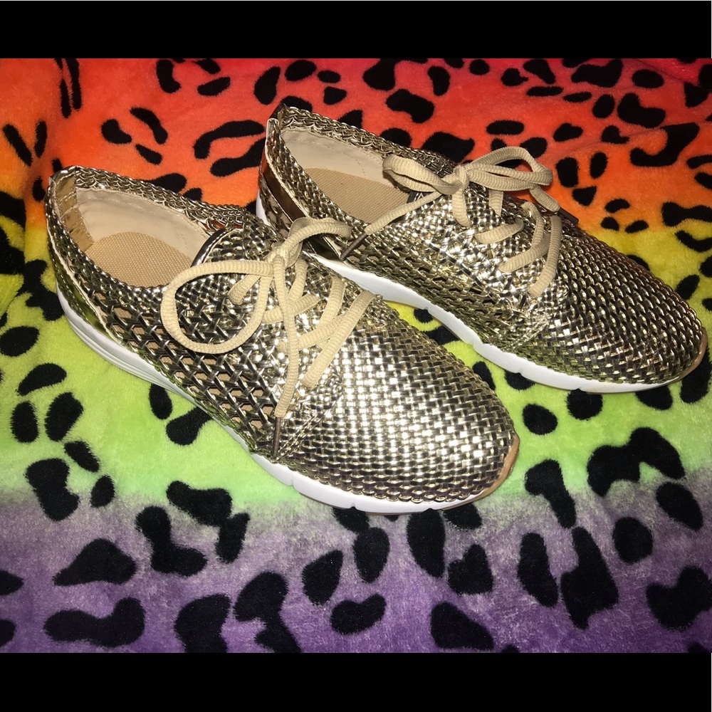 Lena woven detailed sneaker